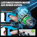 Miniatyrbillede 3 af 4: Batteridrevet Motorsav, Letvægtsdesign, Ergonomisk Greb,Blå