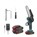 Miniatyrbillede 1 af 2: Elektrisk trådløs motorsav, letvægtsdesign, 21V genopladeligt batteri,1,5Ah og 1stk