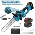 Miniatyrbillede 2 af 2: 12 Tommer Elektrisk Kædesav, Høj Effekt 2200W, Hurtig Hastighed 20000RPM,2*batteri