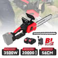 Miniatyrbillede 2 af 2: Elektrisk Motorsav, 3500W Effekt, Letvægtsdesign,EU, 2*batteri