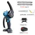 Miniatyrbillede 2 af 2: Børsteløs Mini Kædesav, 8 Tommer Kæde, 16.000 RPM Hastighed,8 tommer 1x batteri, EU