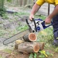 Miniatyrbillede 3 af 4: 58cc Benzinkædesav, Ergonomisk Design, Automatisk Smøring,Blå
