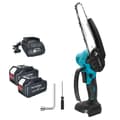 Miniatyrbillede 1 af 2: Børsteløs Mini Motorsav, 1200 omdr./min. uden belastning, automatisk smøresystem,EU, 2STK 4.0Ah Batteri
