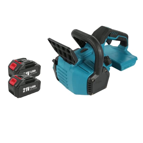 Elektrisk Motorsav, 16 Tommer Guideplade, Automatisk Olieudgang, Ergonomisk og Letvægts,2 batteri