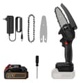 Miniatyrbillede 1 af 2: Mini kædesav, 350W effekt, 21V batteri,Med 1XBatteri