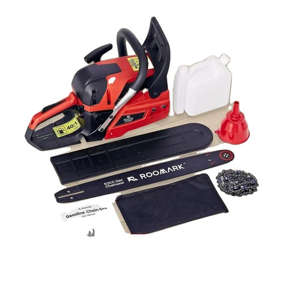 Gas Motorsav, 52CC Motor, 18-tommer Førerbar,18 tommer