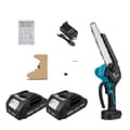 Miniatyrbillede 1 af 2: Elektrisk Motorsav, 18V Batteridrevet, Børsteløs Motor,2 Batterier 1 Oplader