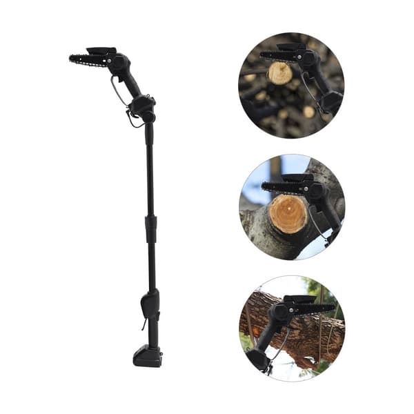 Høj rækkevidde stangkædesav, 2-i-1 design, 550w kraftfuld motor, letvægts 4,4 lbs