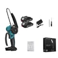 Miniatyrbillede 1 af 2: Trådløs Elektrisk Kædesav, 6 Tommer Guideplade, 1500W Kraft,2 Batteri, EU