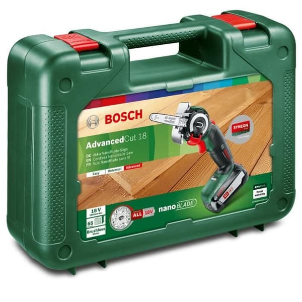 Bosch sladdlös flerfunktionssåg - AdvancedCut 18 - NanoBlade träblad - 65 mm djup