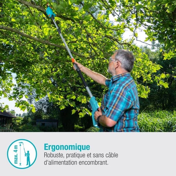 Stångsåg - GARDENA - TCS 20/18V P4A - Elektrisk - 2200W - Teleskophandtag 4m
