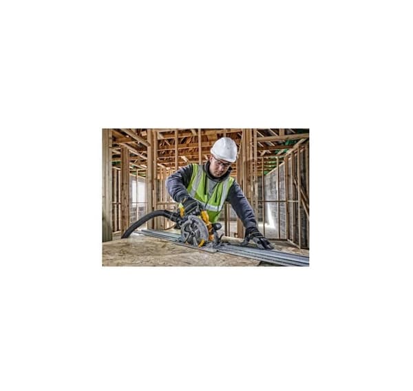 DEWALT, 18V XR børsteløs 184 mm skinnekompatibel rundsav, DCS572N-XJ