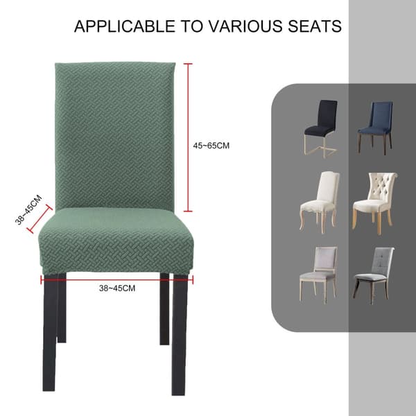 Elastisk Stoltrekk med 38 - 45 cm setehøyde og 45 - 65 cm rygghøyde - til fest, bryllup, hotell eller hjemme i spisestuen