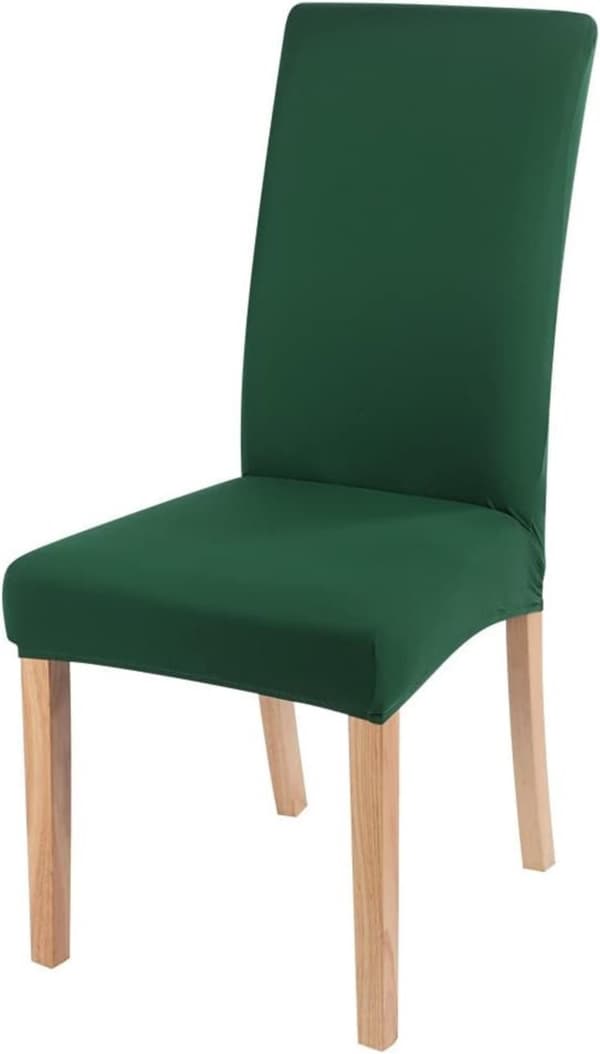 1-Pack - Stolsöverdrag / Överdrag till Stol Mörkgrön