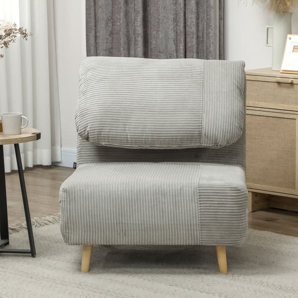 Bäddsoffa, 2-i-1, 82x89x83 cm, Grå