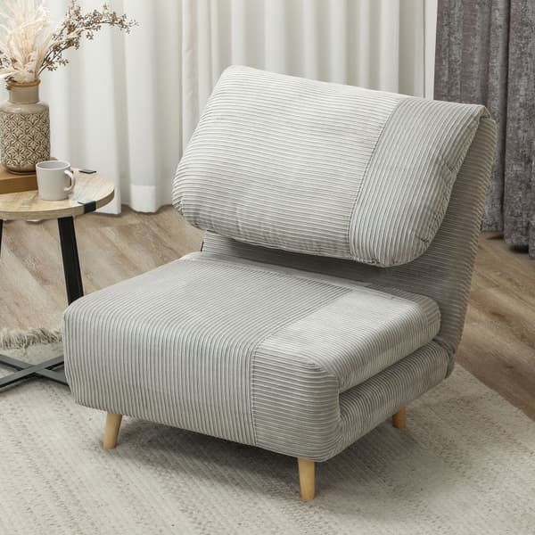 Bäddsoffa, 2-i-1, 82x89x83 cm, Grå