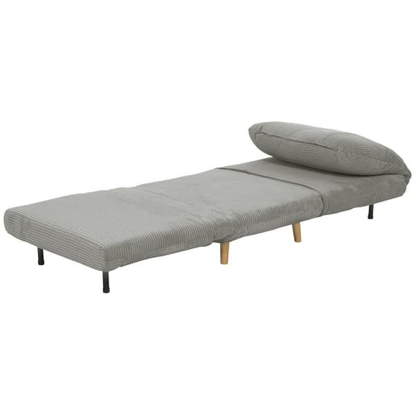 Bäddsoffa, 2-i-1, 82x89x83 cm, Grå