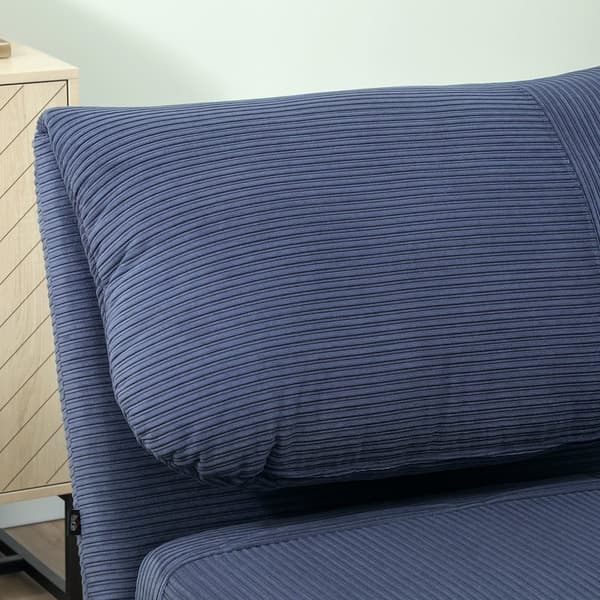 2-in-1 Vuodesohva Nojatuoli, 82x89x83 cm, Sininen