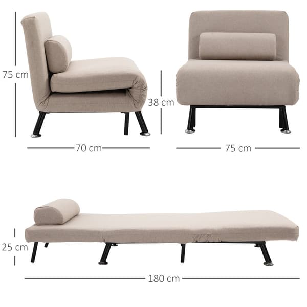 Sovstol, 75x70x75 cm, Beige