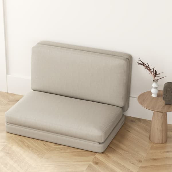 Lattiasohva, 3-in-1, 120x80x75 cm, Beige