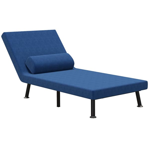 Sovstol, 75x70x75 cm, Mörkblå