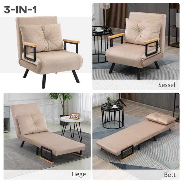 Sovesofa, 63x73x81 cm, Beige