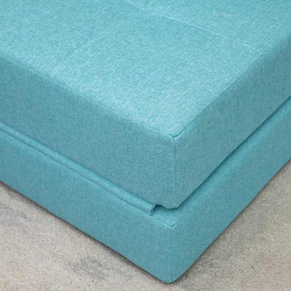 Sove Stol, 70x70x61 cm (Sofa), 70x174x15 cm (Seng), Blå