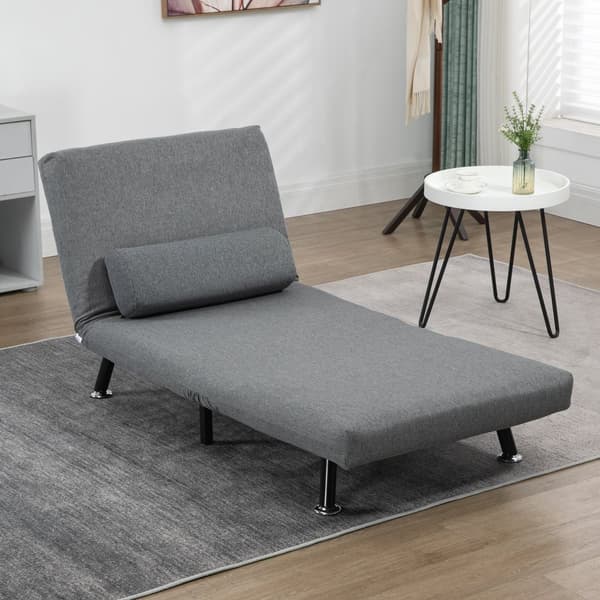 Vuodesohva, 75x70 cm (sohvana), 180x75 cm (sänkynä), tummanharmaa