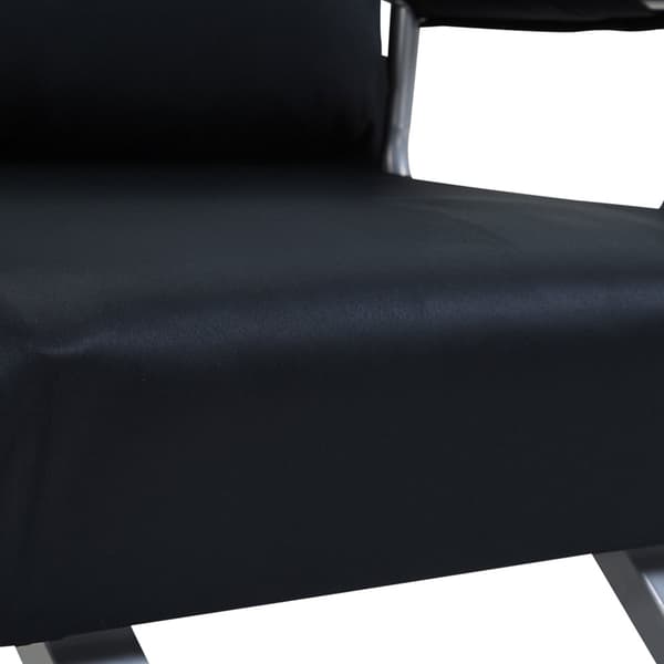 2-in-1 vuodesohva, 65P x 77L x 80K cm, Musta