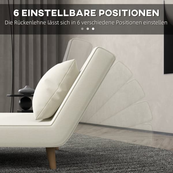 Bäddsoffa, 94x78x80 cm (Soffa), 94x190x27 cm (Säng), Krämvit