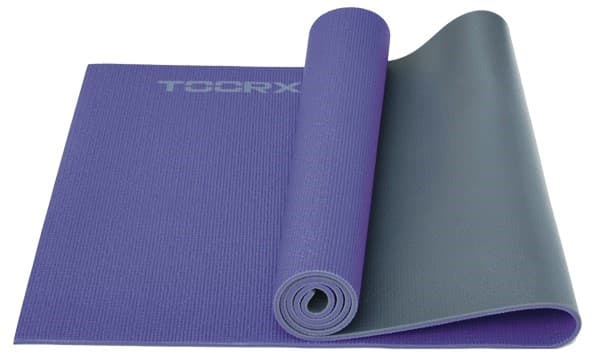 Yoga mat Toorx MAT177 PVC 173x60x0,6 PVC Purple/ Grey