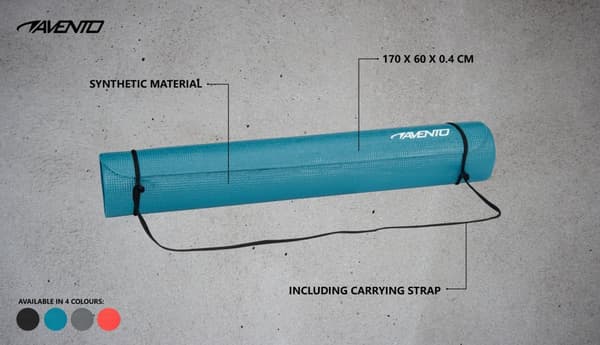 Yoga Mat AVENTO 42MB 173x61x0,4cm Blue