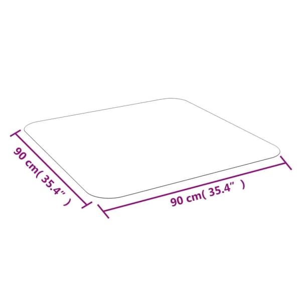 Golvskydd - Living Golvskydd för laminatgolv/matta 90 cm x 90 cm