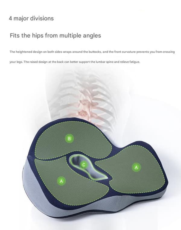 LændepudeErgonomisk memory foam pudeÅndbar pudeSpeed pude