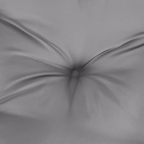 vidaXL Palldyna 120 x 80 x 12 cm grå tyg