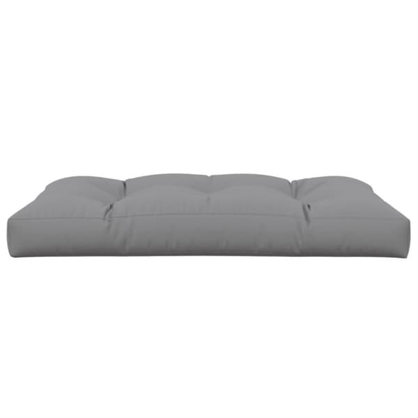 vidaXL pallehynde 120x80x12 cm stof grå