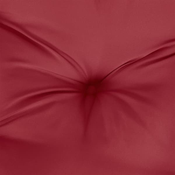 vidaXL Palldyna 120 x 80 x 12 cm vinröd tyg