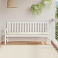 Miniatyrbillede 3 af 8: vidaXL hynde til havebænk 180x50x3 cm oxfordstof cremefarvet