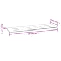 Miniatyrbillede 8 af 8: vidaXL hynde til havebænk 180x50x3 cm oxfordstof cremefarvet