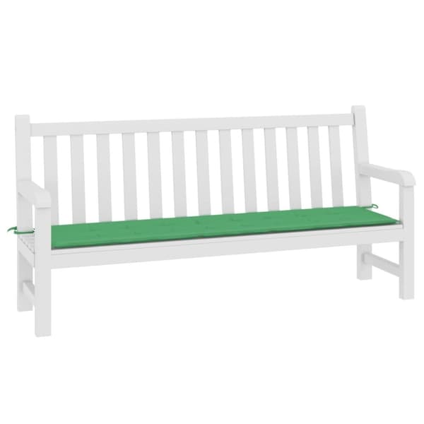vidaXL hynde til havebænk 150x50x3 cm stof grøn