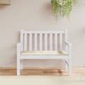 Miniatyrbillede 1 af 8: vidaXL hynde til havebænk 120x50x3 cm oxfordstof cremefarvet