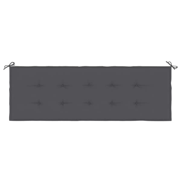 vidaXL hynde til havebænk 150x50x3 cm oxfordstof antracitgrå