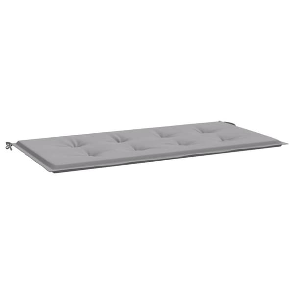 vidaXL hynde til havebænk 120x50x3 cm oxfordstof grå