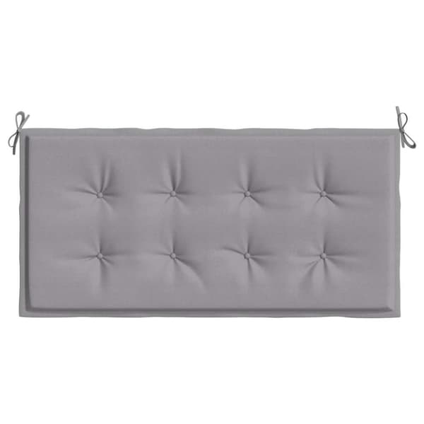 vidaXL hynde til havebænk 120x50x3 cm oxfordstof grå