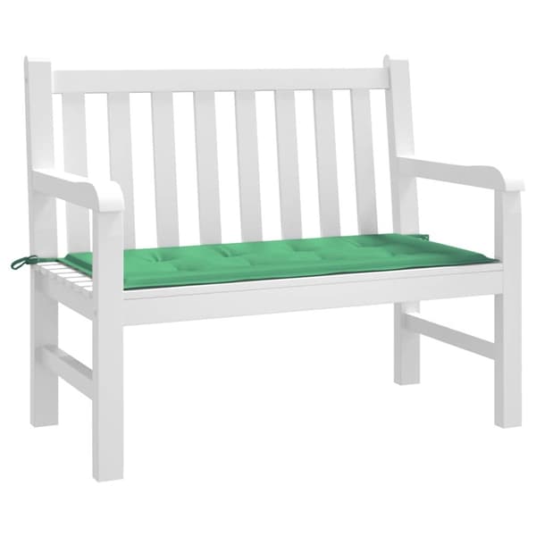 vidaXL hynde til havebænk 120x50x3 cm oxfordstof grøn
