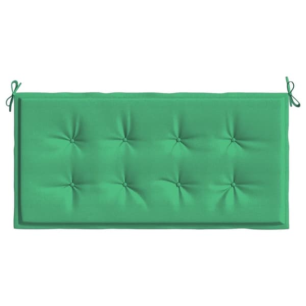 vidaXL hynde til havebænk 120x50x3 cm oxfordstof grøn