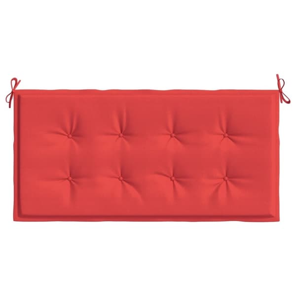 vidaXL hynde til havebænk 120x50x3 cm oxfordstof rød