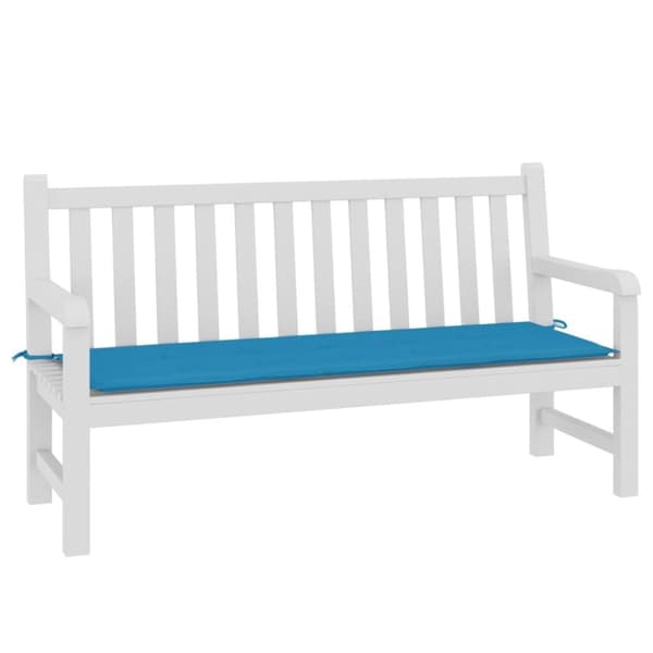 vidaXL hynde til havebænk 150x50x3 cm oxfordstof blå