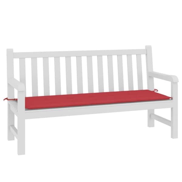 vidaXL hynde til havebænk 150x50x3 cm oxfordstof rød