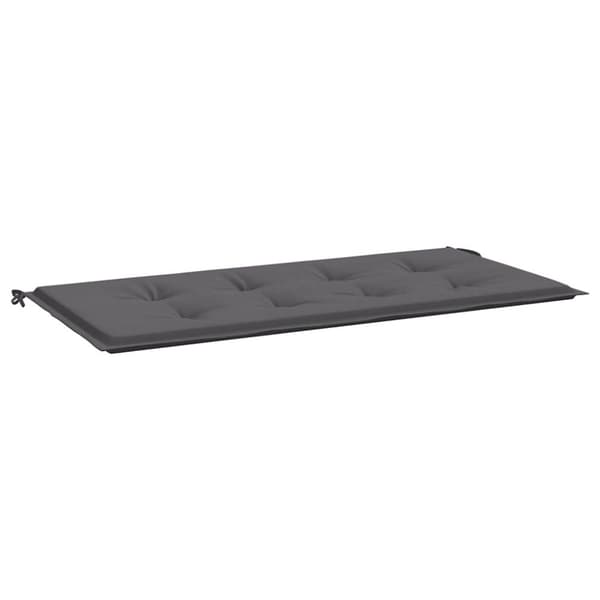 vidaXL hynde til havebænk 100x50x3 cm oxfordstof antracitgrå